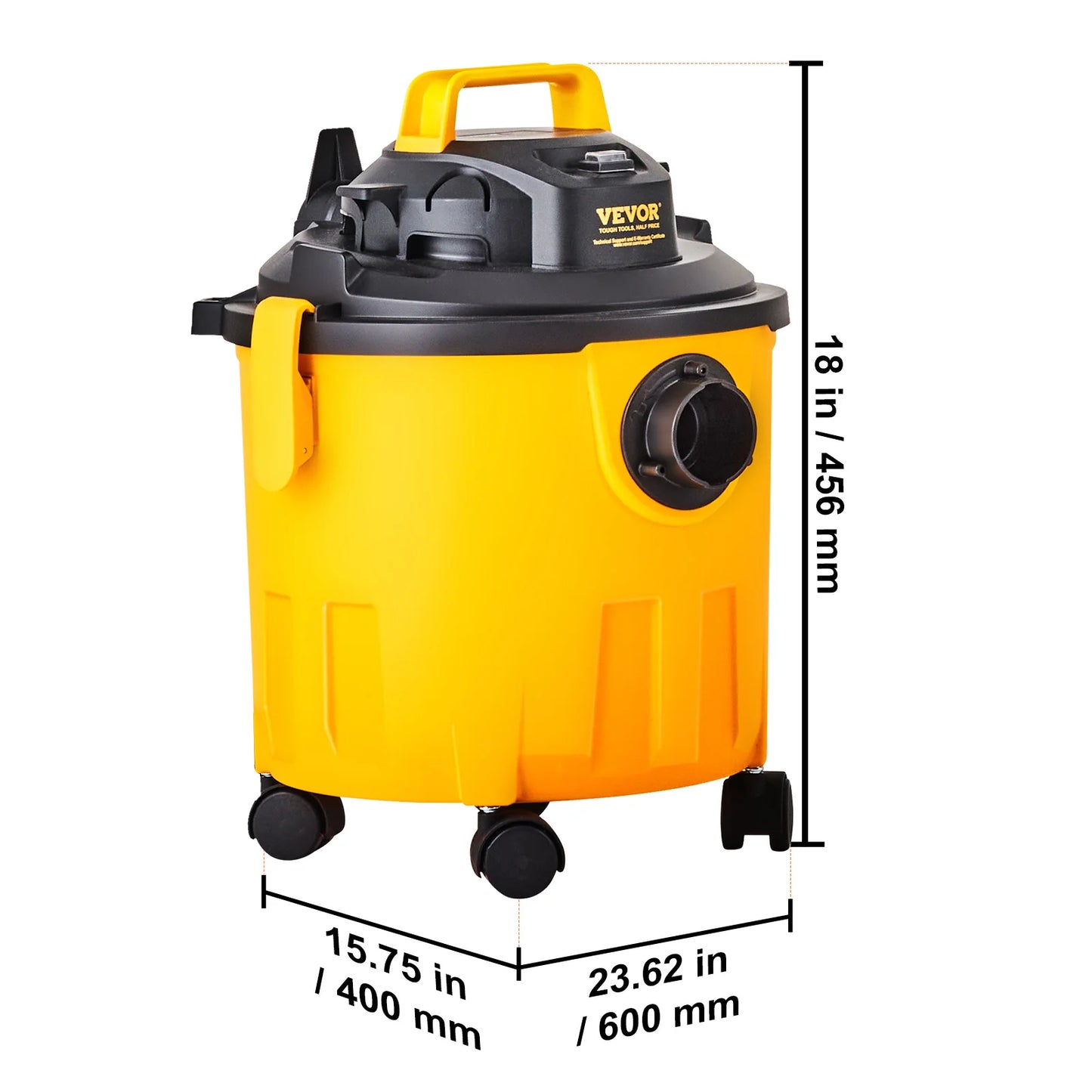 SucceBuy Wet Dry Shop Vacuum Powerful Suction for Carpets