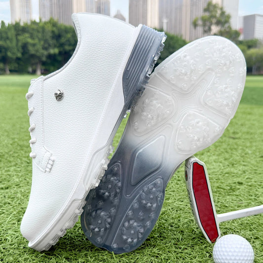 Waterproof Golf Shoes Men Golf Sneakers Men Outdoor Golfing Footwear Walking Sport Shoe New Men Outdoor Fitness Training Golf Walking Shoes Fashionable and Casual Oversized Sports Shoes Sizes 39-49