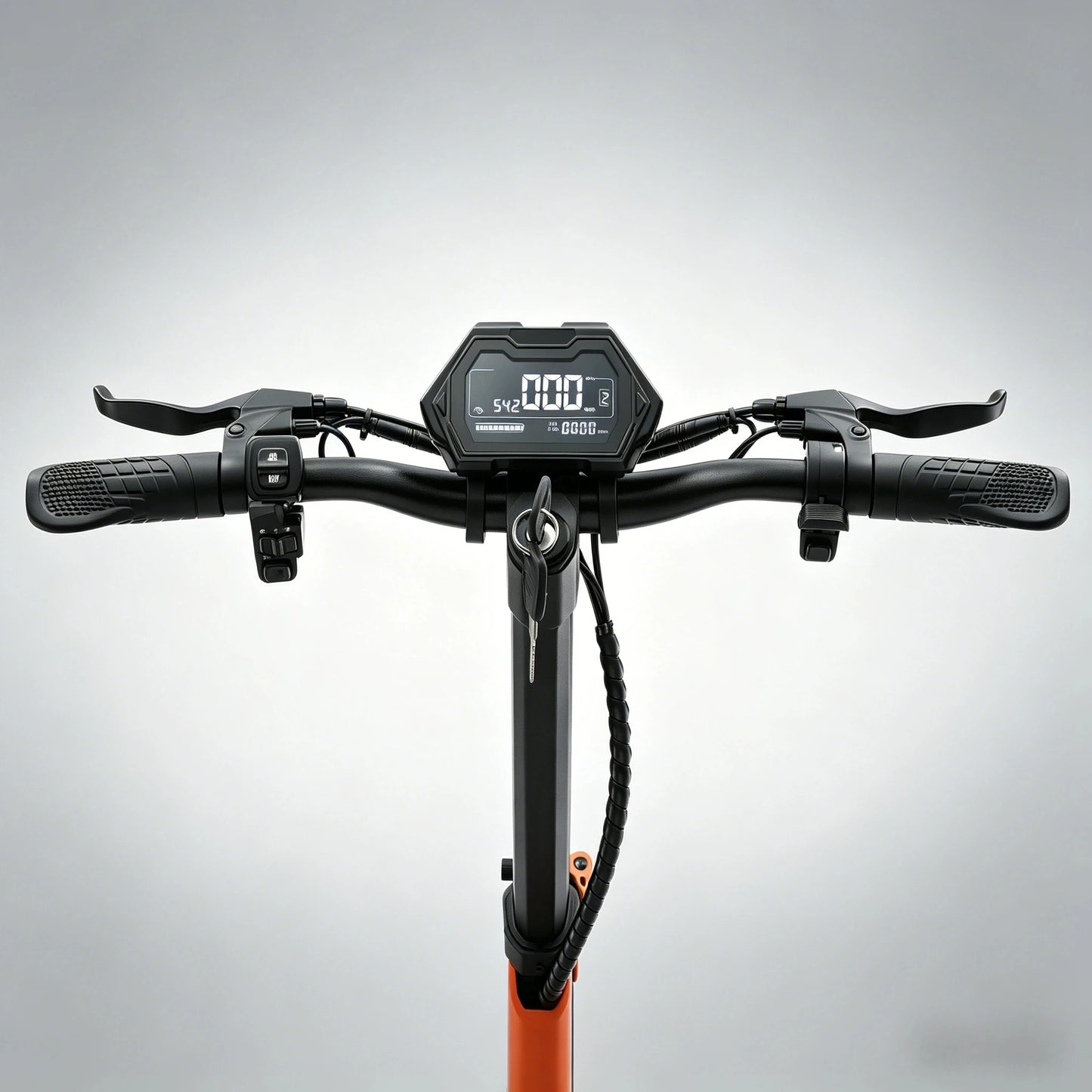 Electric Scooter w/ Seat & Storage, 1600W Motor, 48V 20.8Ah, 70-80km Range, Foldable, LED, Off-Road Tires