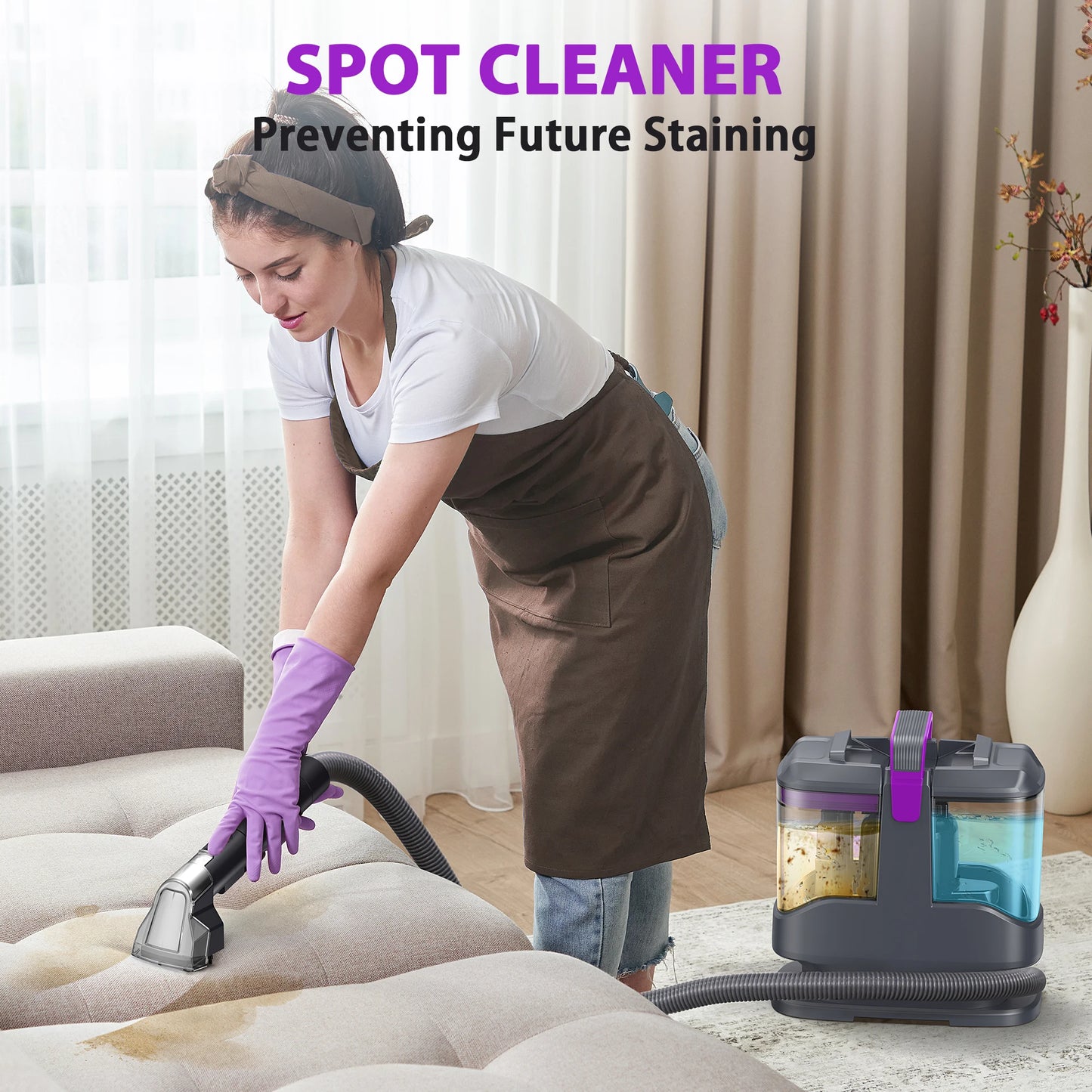 INSE C9 Spot Vacuum Cleaner Corded Wet Sprayer Car
