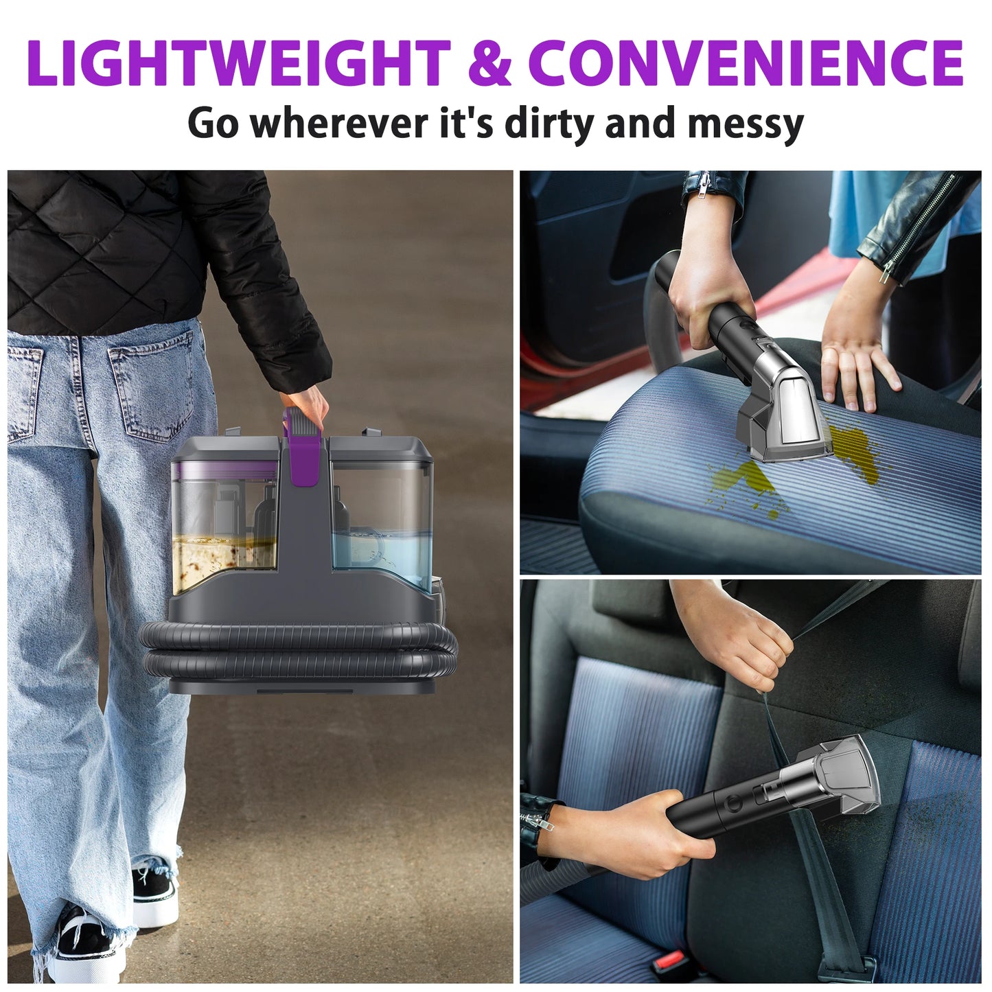 INSE C9 Spot Vacuum Cleaner Corded Wet Sprayer Car