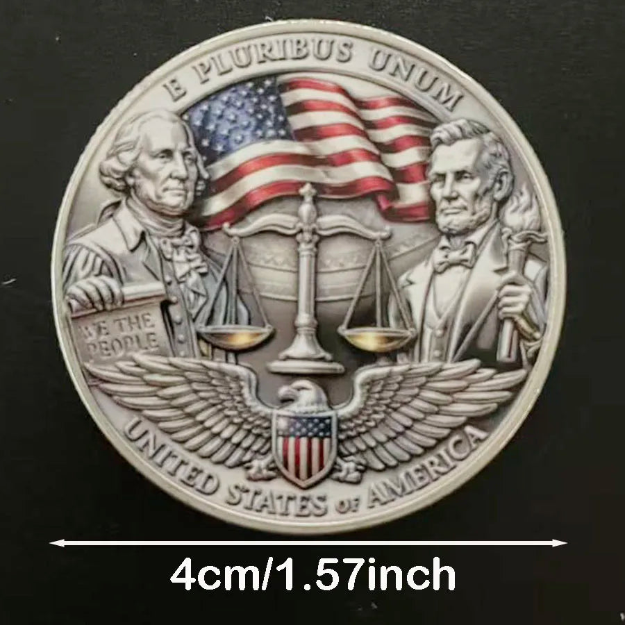 250th Anniversary Independence Day Commemorative Coin Souvenir America's 250 Years of Freedom Collection Coin