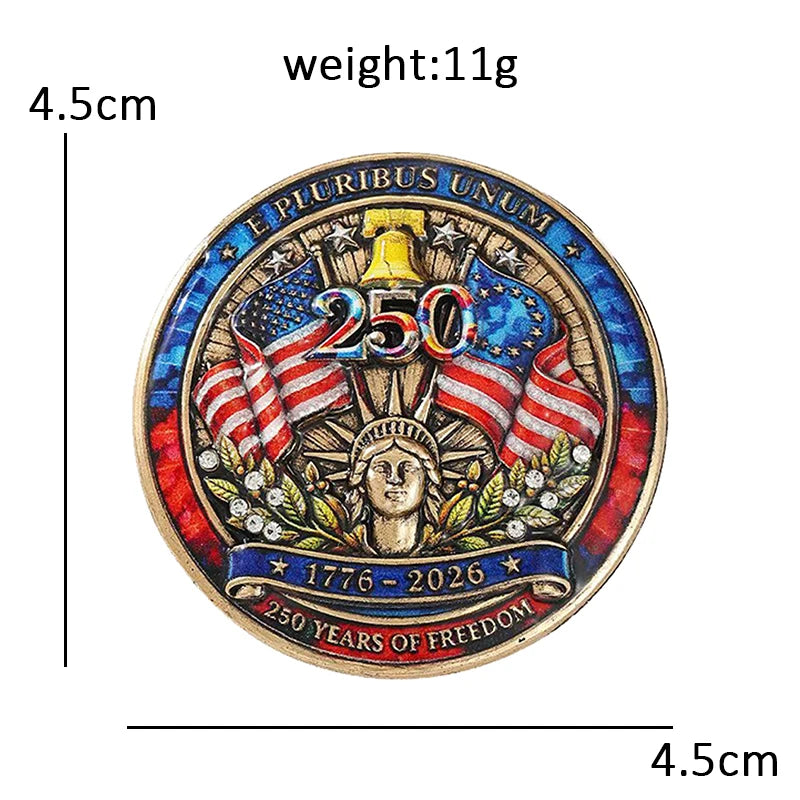 Wuli&baby America's 250th Independence Day Brooches For Women Unisex Eagle Animal Boweknot Flowers Design Party Brooch Pins Gift