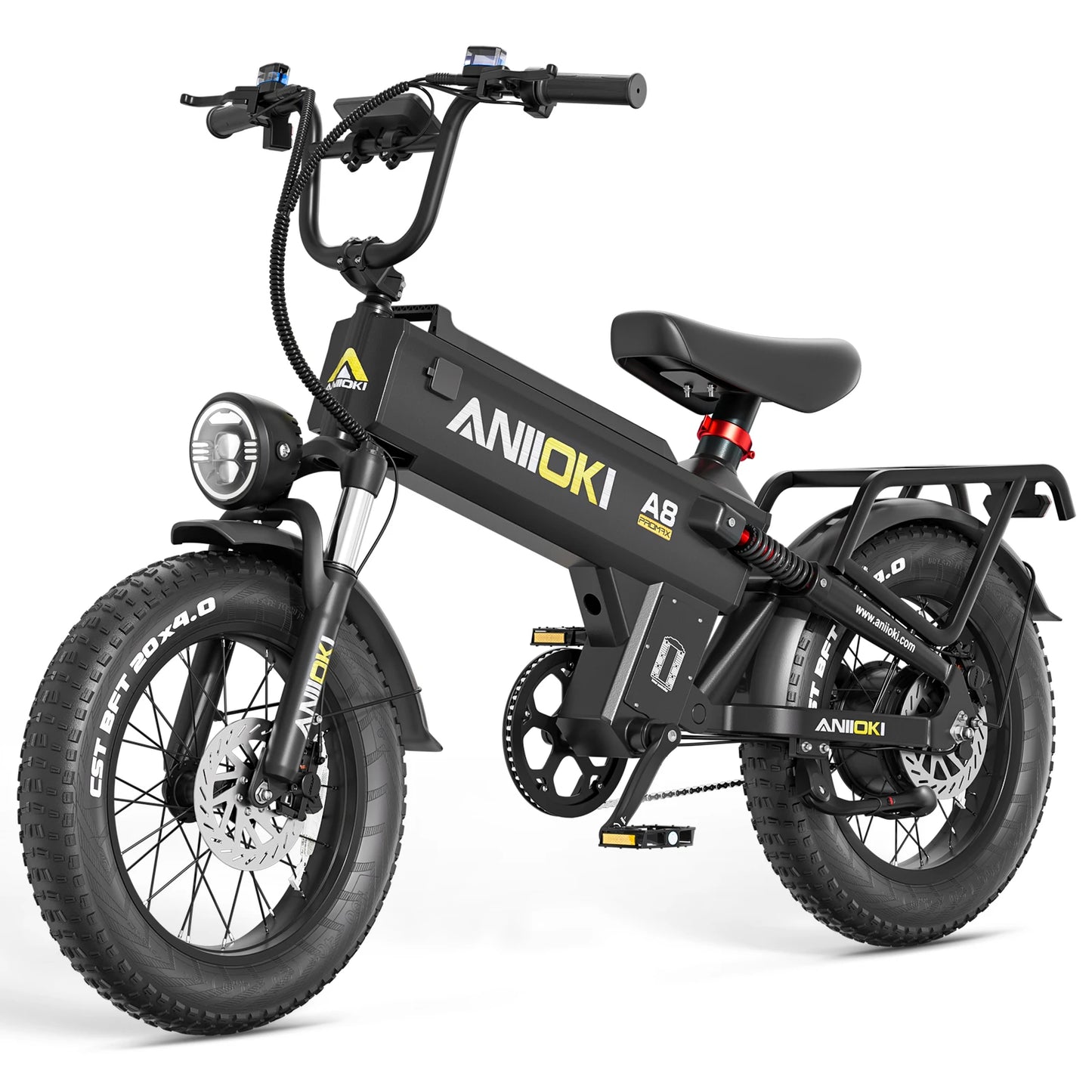 Aniioki 1600W Fat Tire EBike For Adults Electric Bicycle