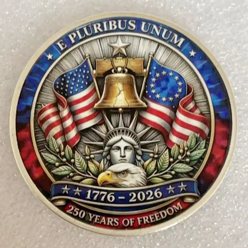 The 250th anniversary of American Independence Day souvenir coin collection