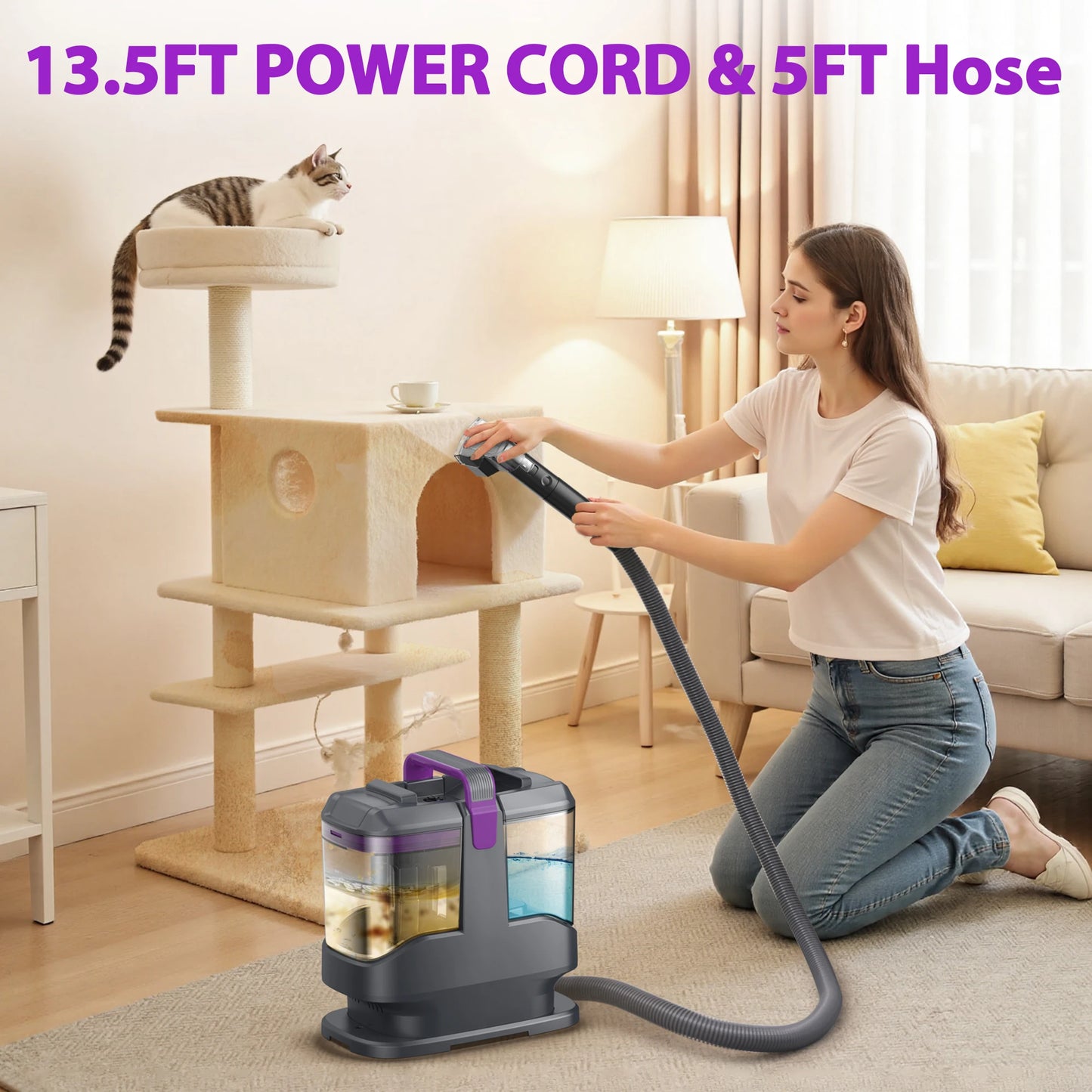 INSE C9 Spot Vacuum Cleaner Corded Wet Sprayer Car