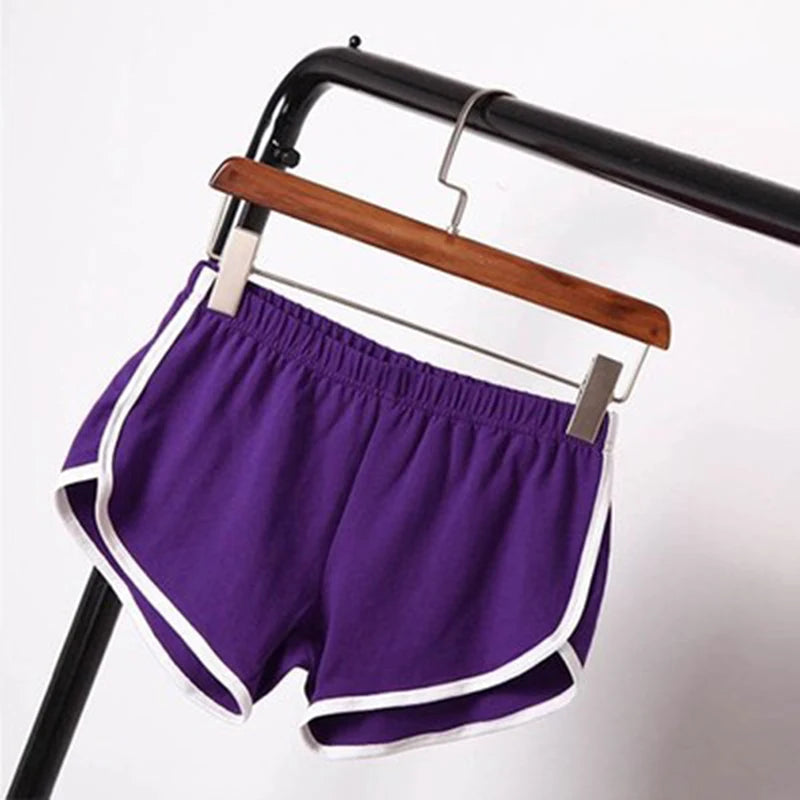 Women's Gym Shorts for Yoga and Running Polyester Workout Shorts