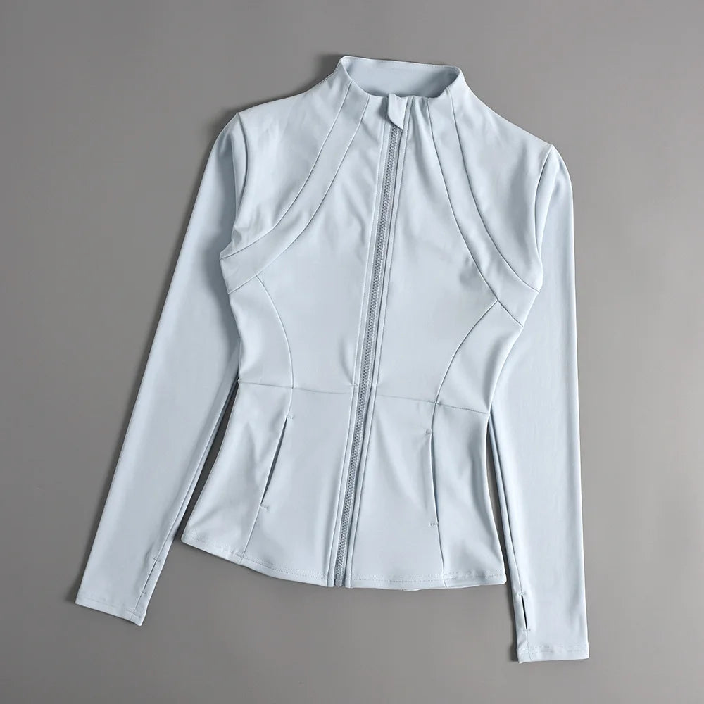 Women's Slim Fit Sports Top Long Sleeve For Yoga And Running