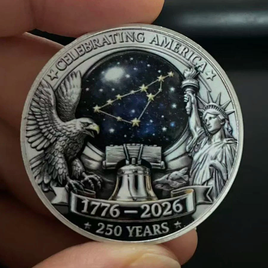 250th Anniversary Independence Day Commemorative Coin Souvenir America's 250 Years of Freedom Collection Coin