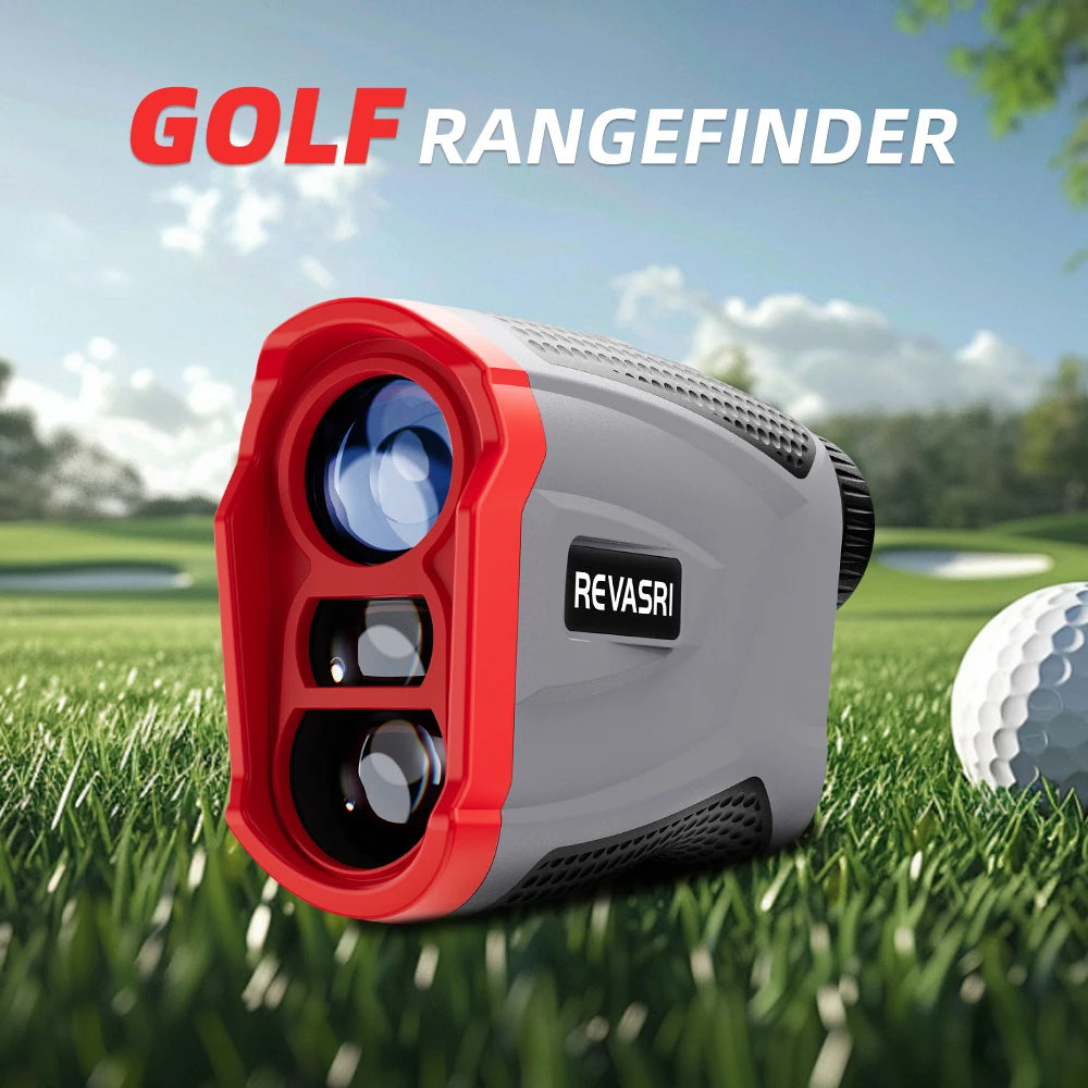 REVASRI Golf Laser Rangefinder Outdoor Sport 6X Magnification Range Finder Monoculars Telescop Professional Golf Distance Meter
