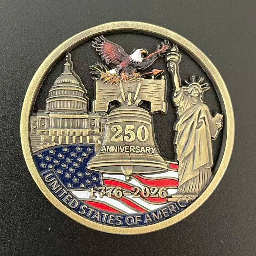 The 250th anniversary of American Independence Day souvenir coin collection