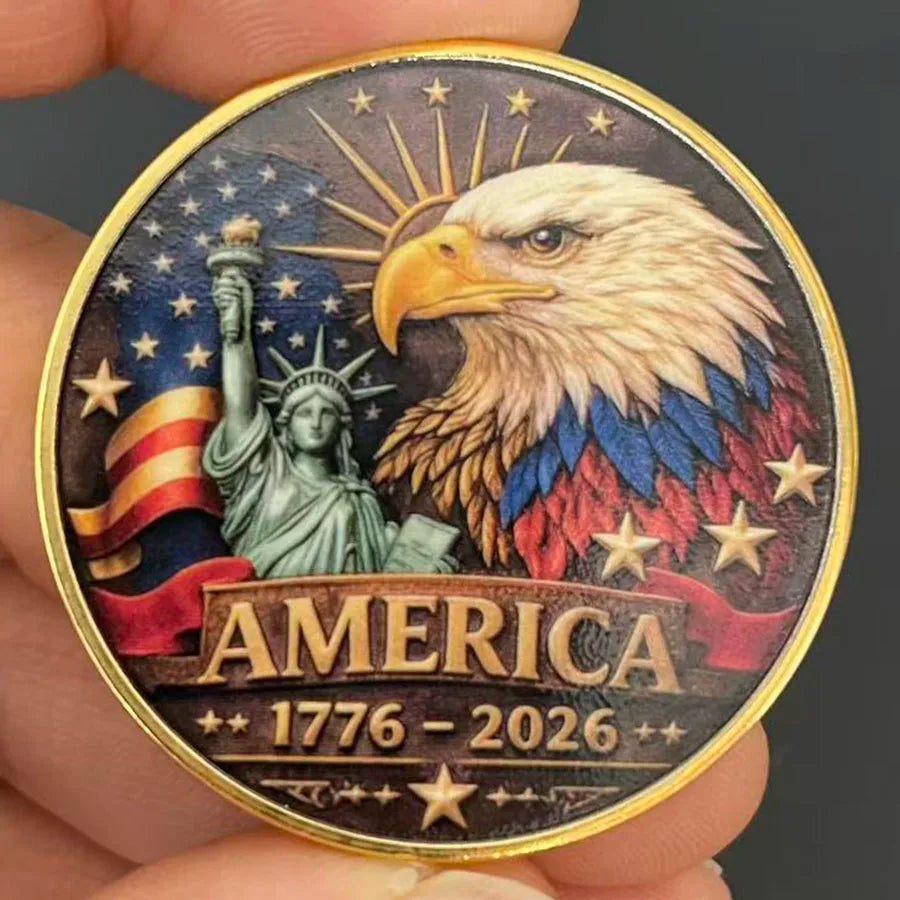 The 250th anniversary of American Independence Day souvenir coin collection