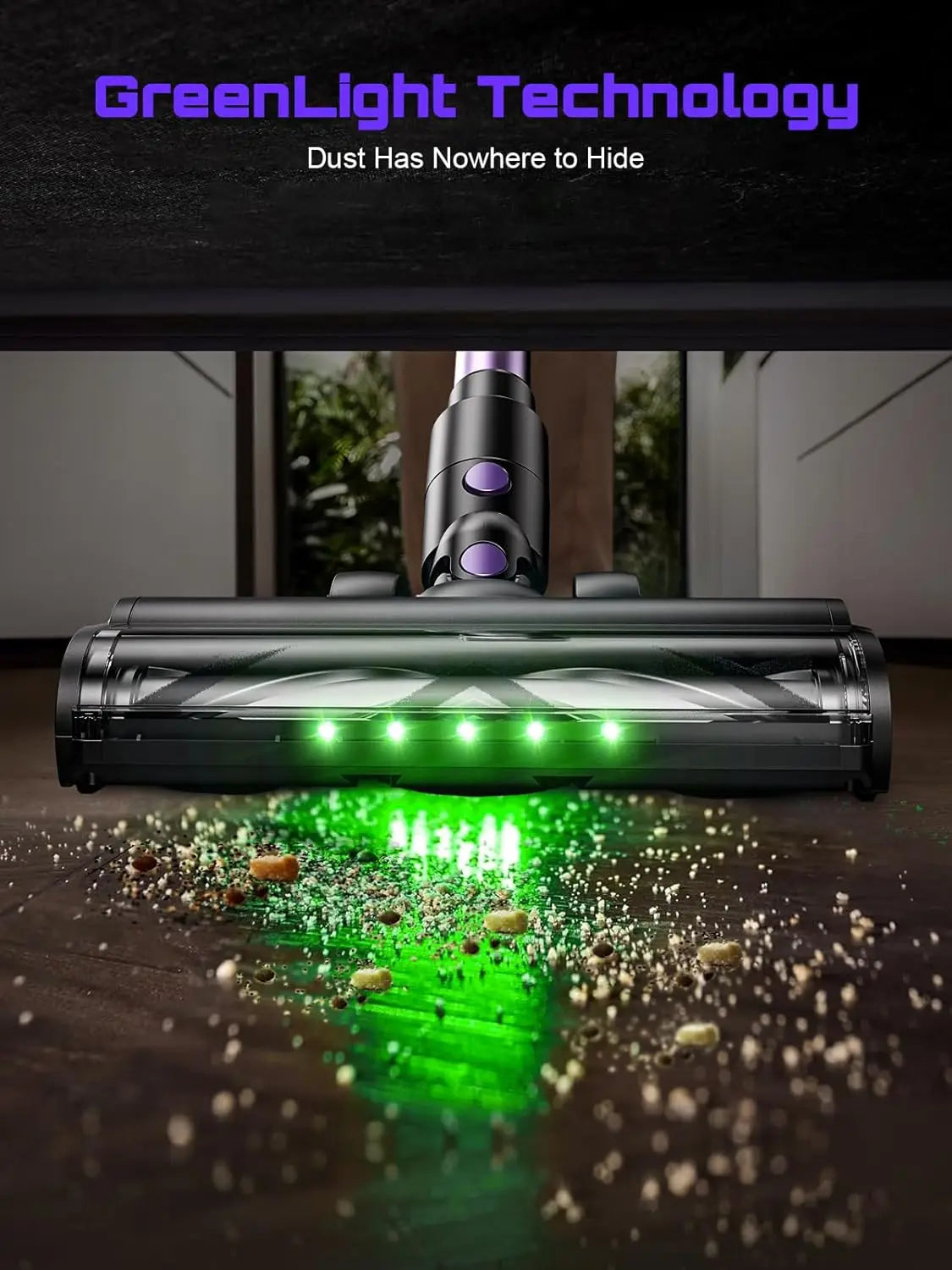 SUXIANGVACC Cordless Vacuum Cleaner 55KPa 500W 45min Run Time