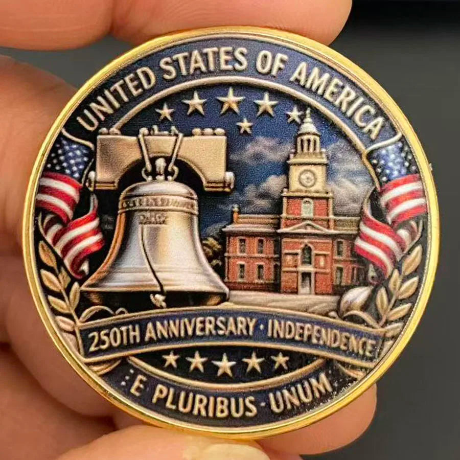 The 250th anniversary of American Independence Day souvenir coin collection