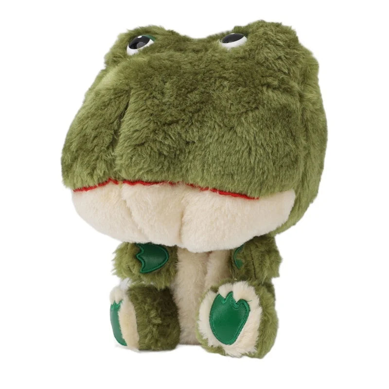 Cartoon Frog Club Headcover Plush Protective Funny Animal Club Headcover With Built In Club Clip For 1 Driver Women And Men