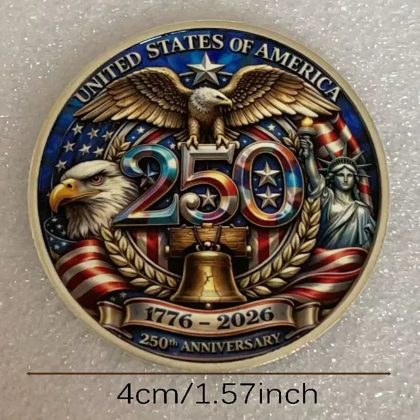 The 250th anniversary of American Independence Day souvenir coin collection