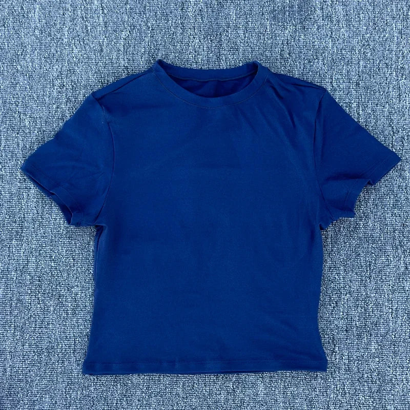 Women's Quick Dry Breathable Sports Shirt Short Sleeve Yoga Running