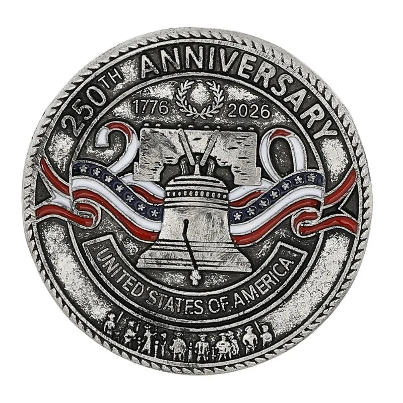 US National Day 250th Anniversary Environmental Alloy Drip Oil Badge Hot Selling Honor Brooch Jewelry Accessory Gift Decoration