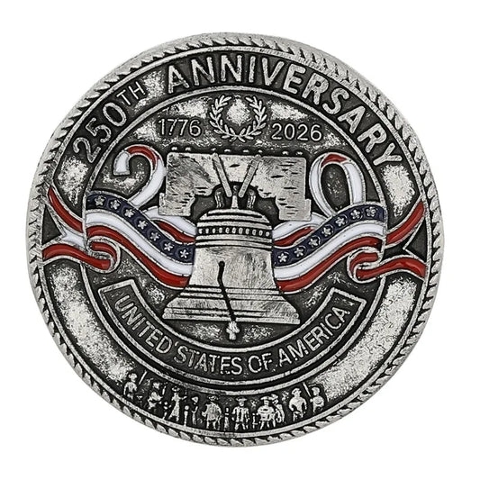 US National Day 250th Anniversary Environmental Alloy Drip Oil Badge Hot Selling Honor Brooch Jewelry Accessory Gift Decoration