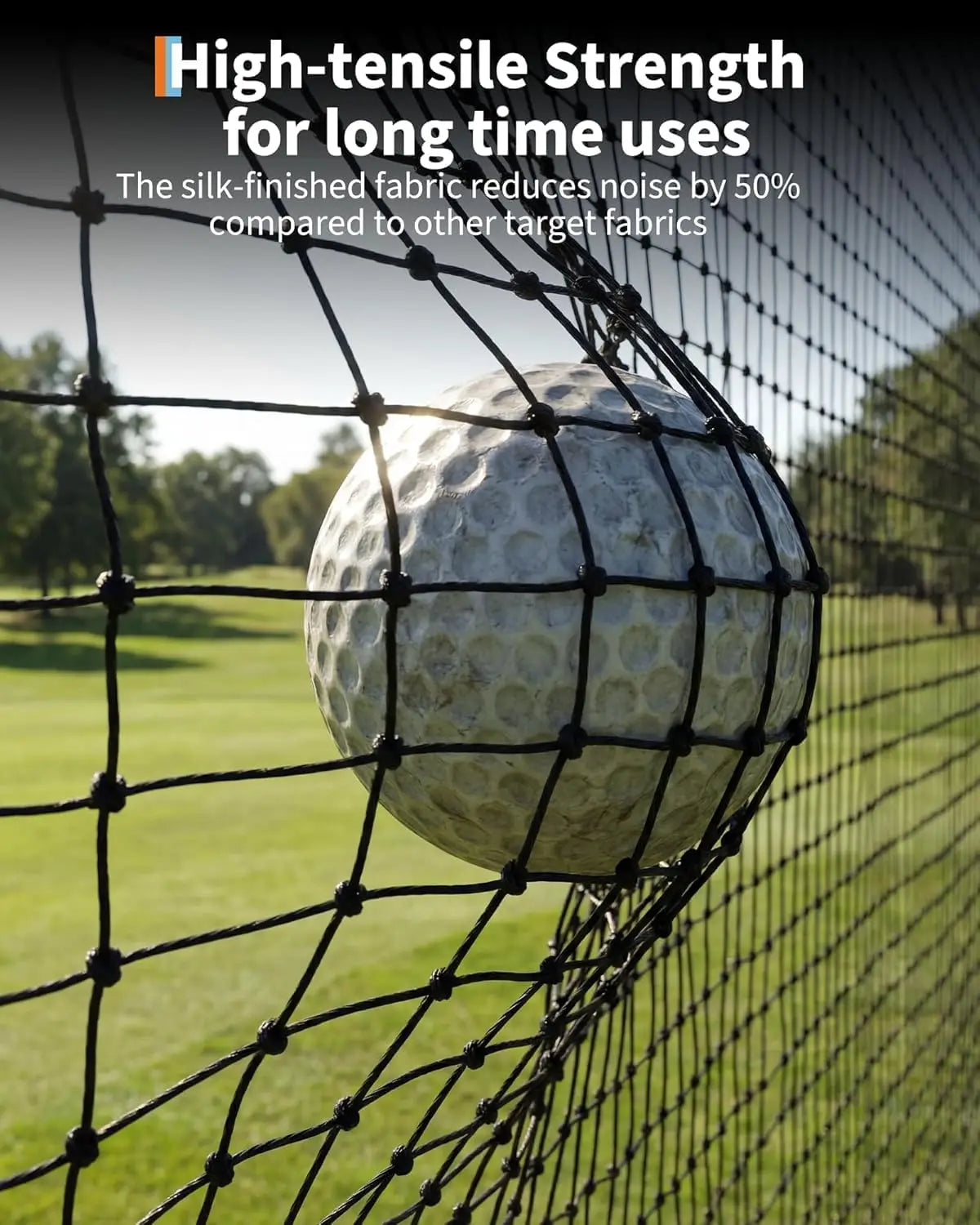 10x7.5FT Golf Practice Net for Indoor and Outdoor Use, Heavy Duty Swing and Chipping Trainer with Aim Cloth and Carry Bag