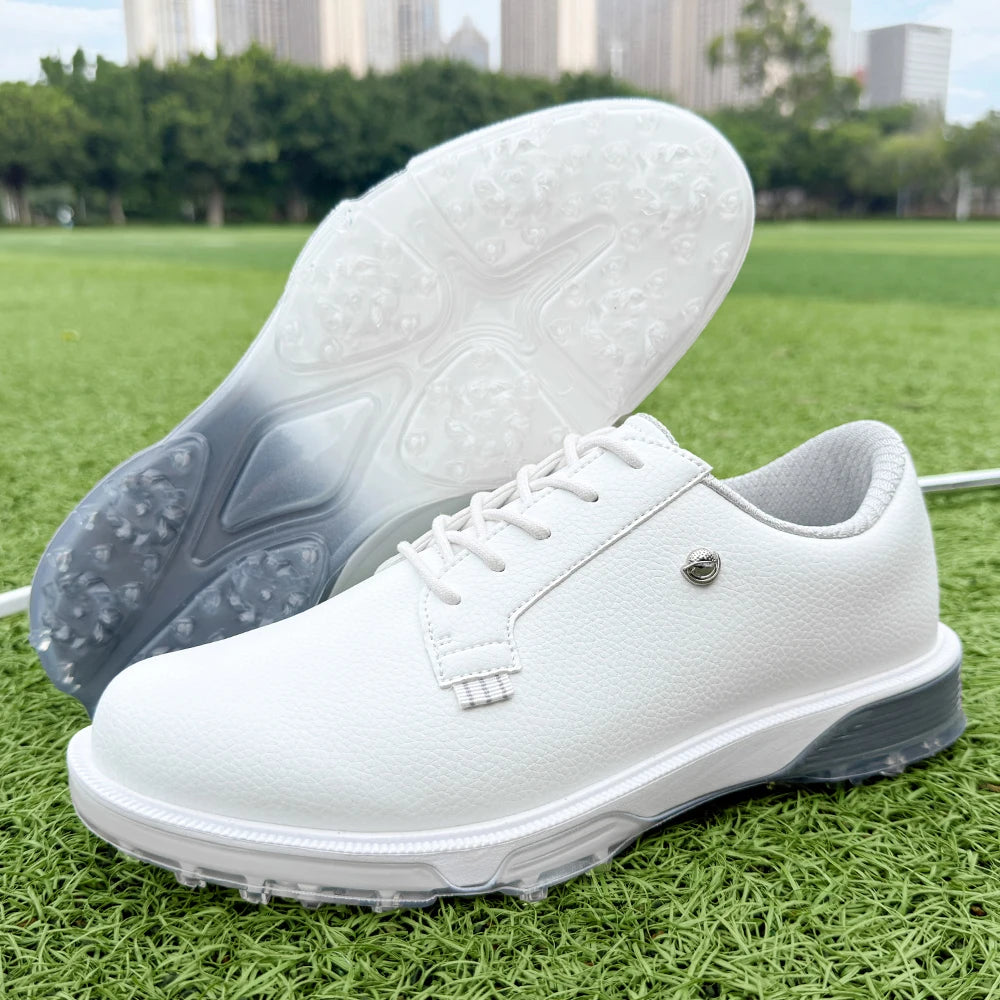 Waterproof Golf Shoes Men Golf Sneakers Men Outdoor Golfing Footwear Walking Sport Shoe New Men Outdoor Fitness Training Golf Walking Shoes Fashionable and Casual Oversized Sports Shoes Sizes 39-49
