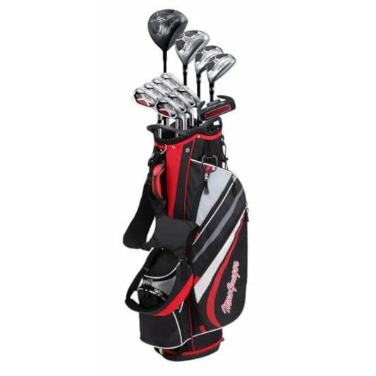 Golf DCT4000 Golf Clubs Set with Bag, Mens Right Hand (12 Clubs / 16 Pieces), 1 Inch Longer, Flex: Regular