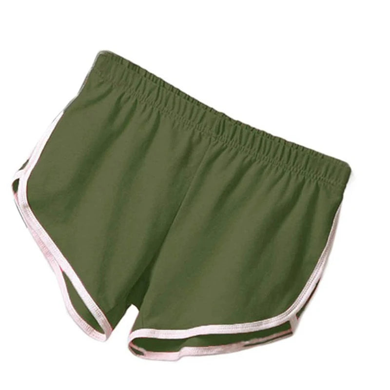 Women's Gym Shorts for Yoga and Running Polyester Workout Shorts