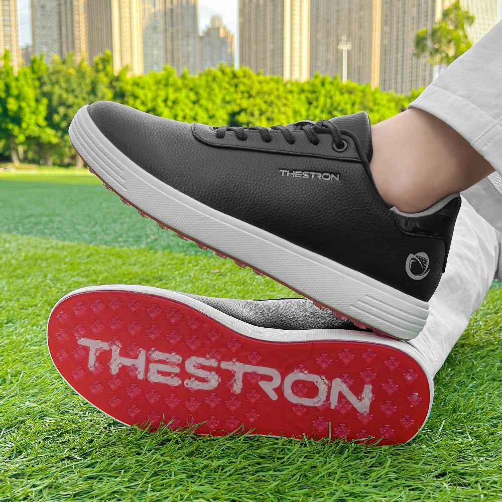 Men's Professional Golf Shoes Non-Slip Comfortable Spikeless Golf Sport Sneakers Men Big Size 39-48 Women's Shoes Waterproof And Non-slip Golf Training Shoe Anti-Slippery Sports Shoe
