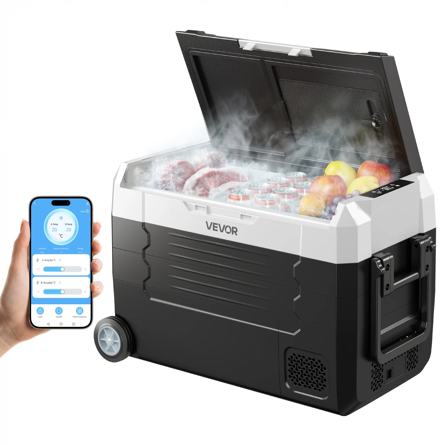 VEVOR Car Refrigerator Portable Compressor Cooler For Camping