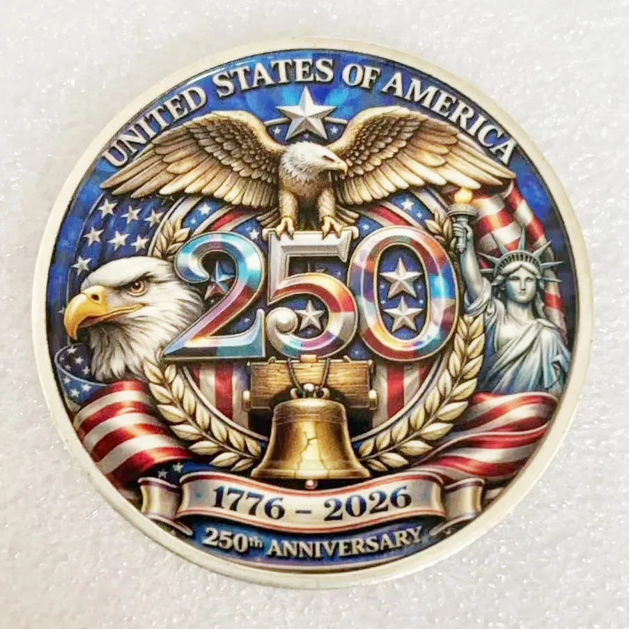 The 250th anniversary of American Independence Day souvenir coin collection