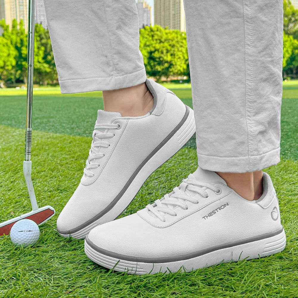 Men's Professional Golf Shoes Non-Slip Comfortable Spikeless Golf Sport Sneakers Men Big Size 39-48 Women's Shoes Waterproof And Non-slip Golf Training Shoe Anti-Slippery Sports Shoe