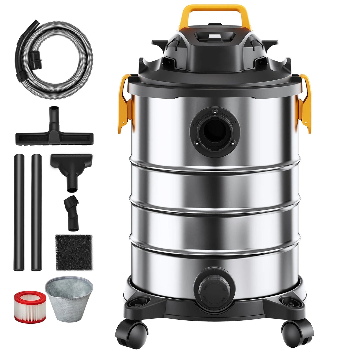 SucceBuy Wet Dry Shop Vacuum Powerful Suction For Carpets Debris