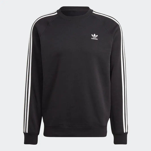 Adidas Men's Adicolor Golf Shirt Crew Neck 3-Stripes Black Green White Sportswear Popular Choice