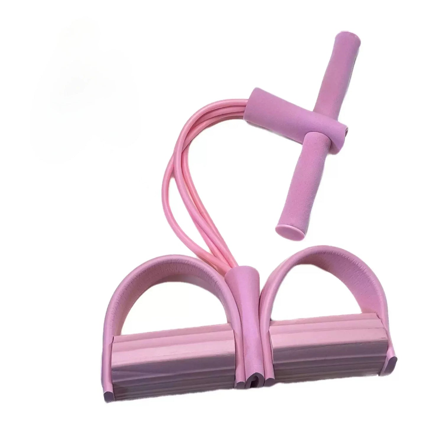 4-Tube Pedal Tensioner Multi-Functional Household Fitness Equipment Yoga Abdominal Strengthening Elastic Band Tension Rope