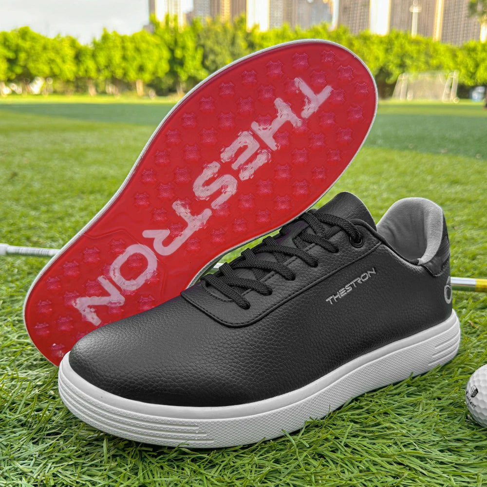 Men's Professional Golf Shoes Non-Slip Comfortable Spikeless Golf Sport Sneakers Men Big Size 39-48 Women's Shoes Waterproof And Non-slip Golf Training Shoe Anti-Slippery Sports Shoe