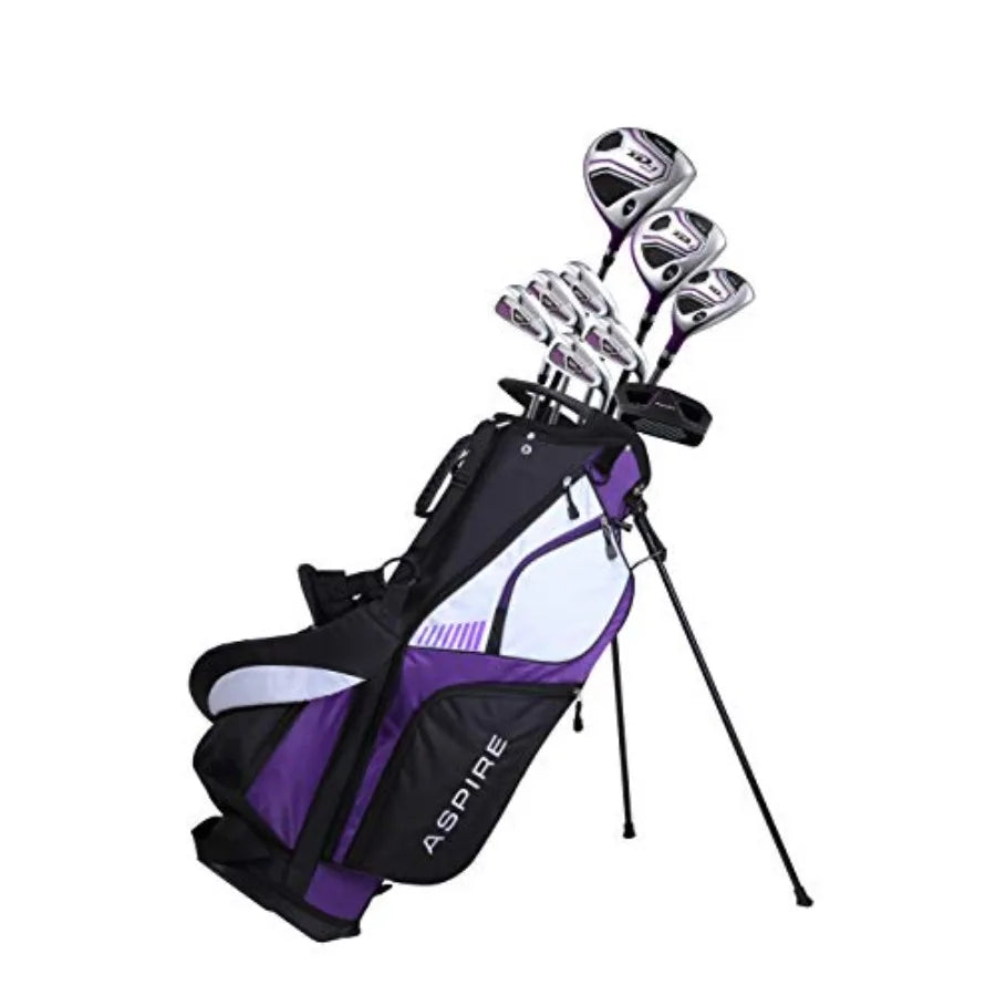 XD1 Complete Right Handed Ladies Golf Club Set - Womens Golf Clubs Full Set with Driver, Hybrid, Irons, Putter, and Stan