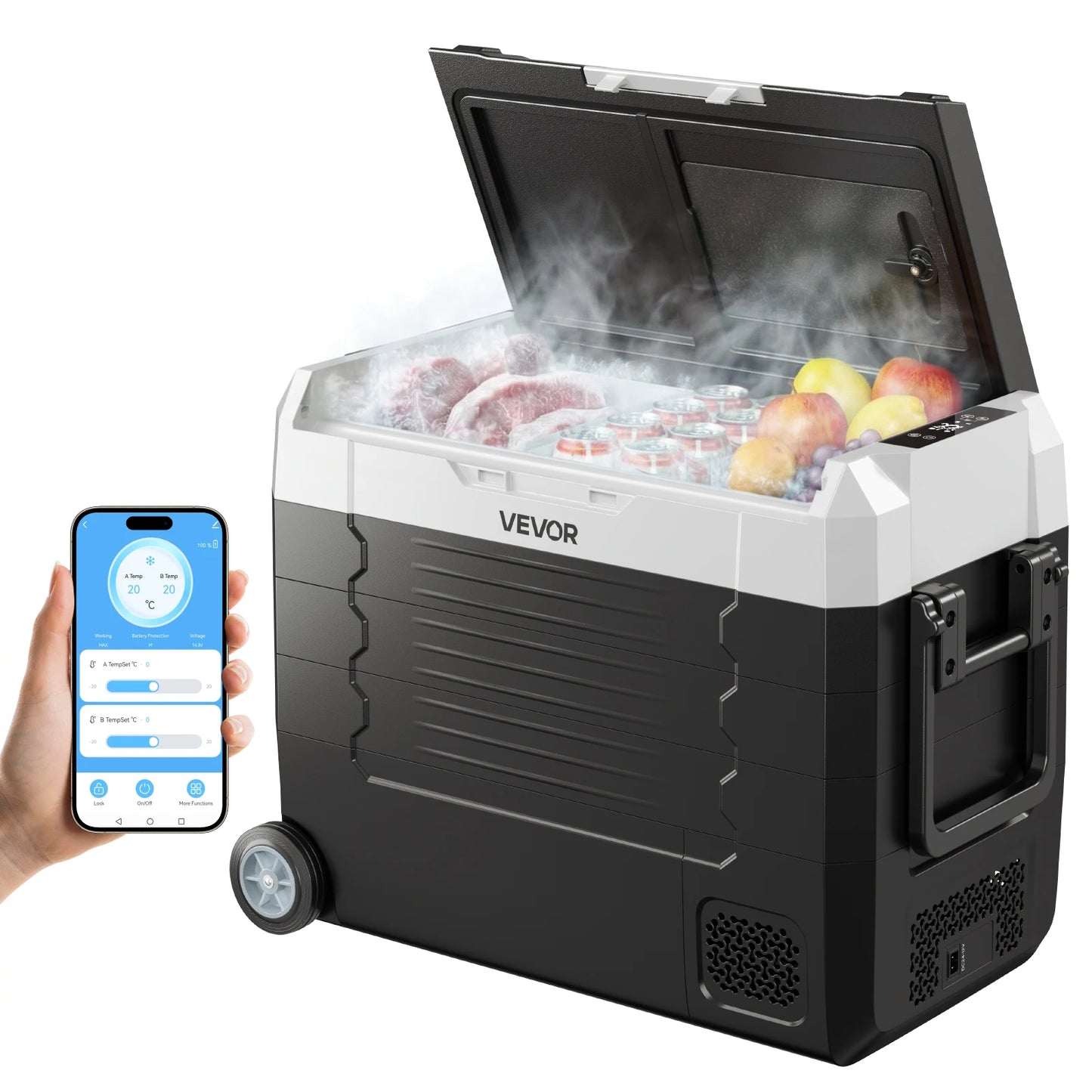 VEVOR Car Refrigerator Portable Compressor Cooler For Camping