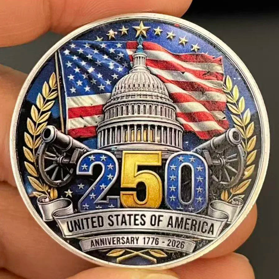 The 250th anniversary of American Independence Day souvenir coin collection