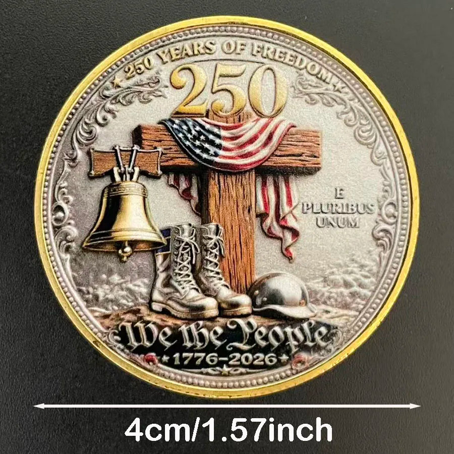 The 250th anniversary of American Independence Day souvenir coin collection