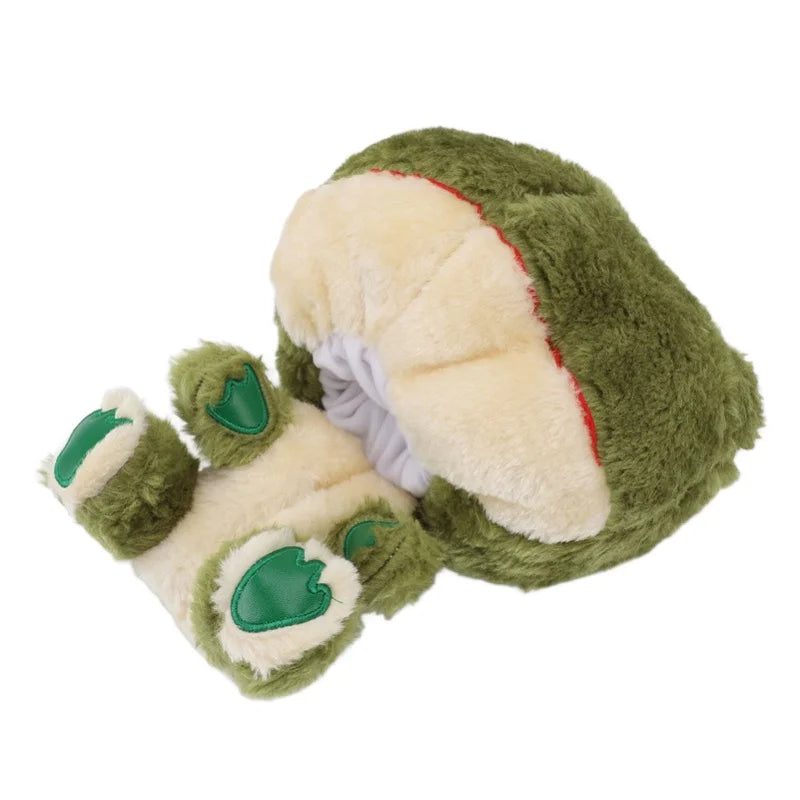 Cartoon Frog Club Headcover Plush Protective Funny Animal Club Headcover With Built In Club Clip For 1 Driver Women And Men